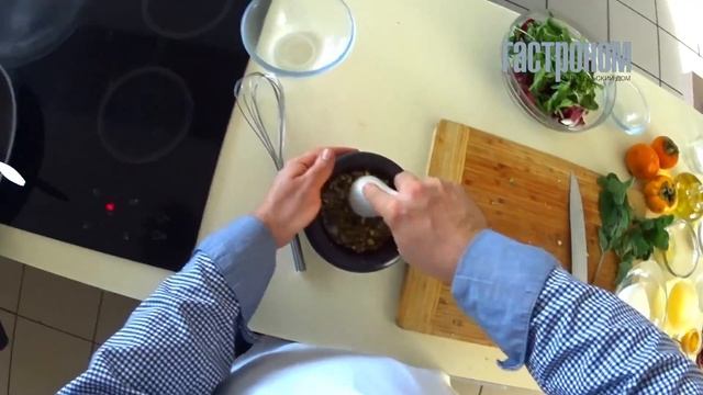 Салат с хурмой и моцареллой смотреть онлайн