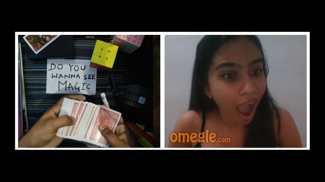 Strangers react to card colour changing Magic on Omegle смотреть онлайн