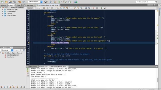 Java Programming - Using the Math Library for Cubes, Squares and Powers смотреть онлайн