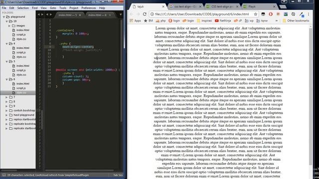 text align center and text align justify (CSS) смотреть онлайн