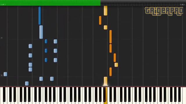 Guren no Yumiya - Shingeki no Kyojin OP1 (Piano Tutorial) [Synthesia] смотреть онлайн