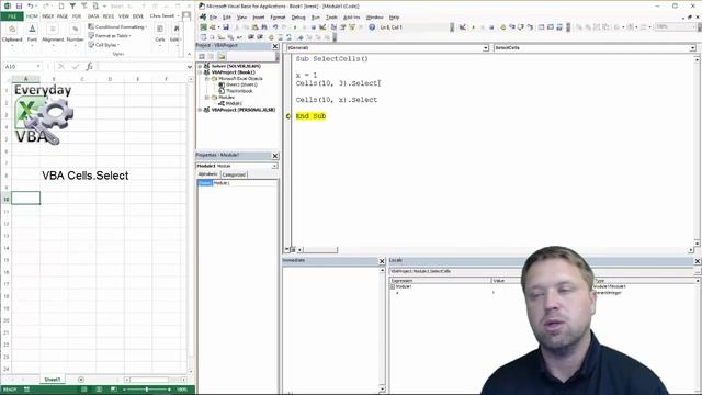Excel VBA Cells Select - Code Included смотреть онлайн