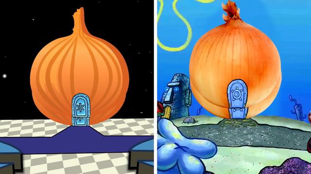 ALL Spongebob Houses Vs Among Us Animation Part 3