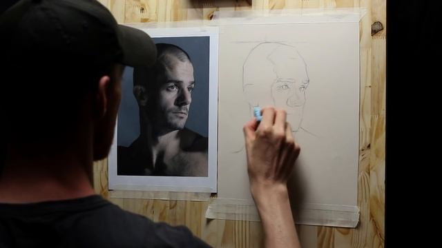 How to draw a portrait from a photo and become more accurate for life drawing смотреть онлайн