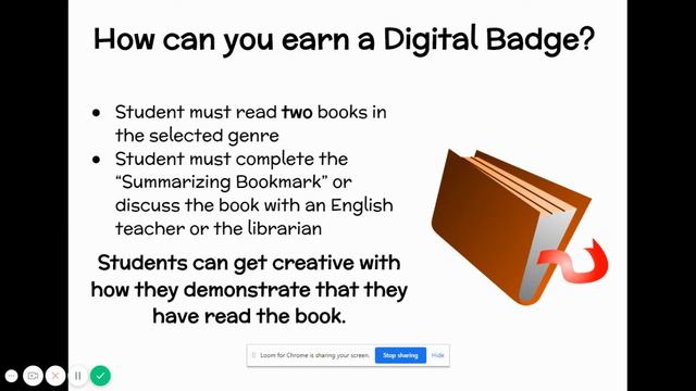 HS Digital Badges for Reading Promotion Google Slides смотреть онлайн