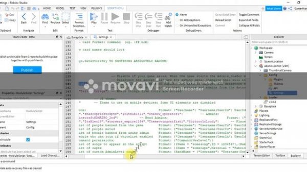 How to edit Admins on Adonis Admin (ROBLOX Studio)