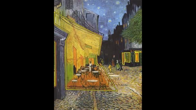 Great Post-Impressionist Vincent Van Gogh' painting, Café Terrace at Night смотреть онлайн