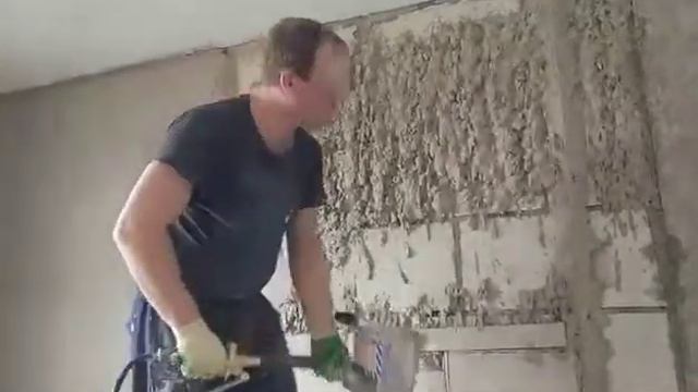 Штукатурка по маякам)! смотреть онлайн
