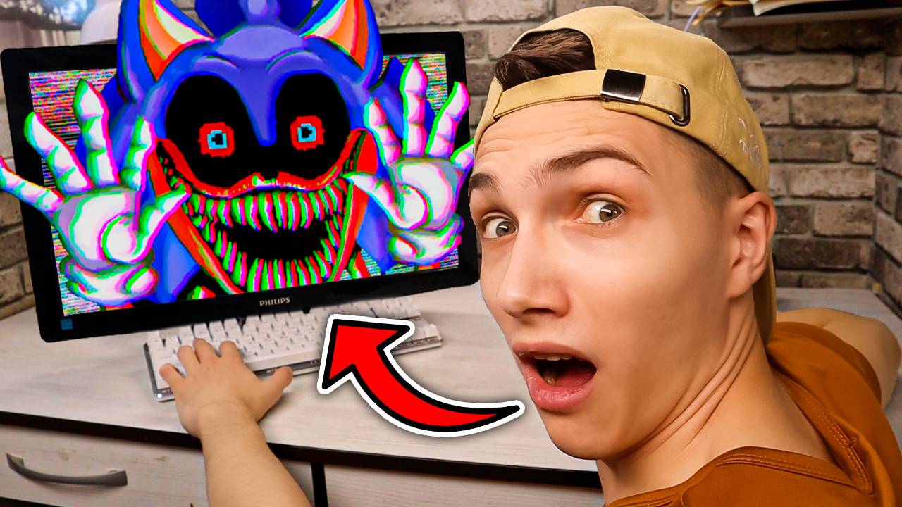 😱 СОНИК.EXE ВЗЛОМАЛ МОЙ КОМПЬЮТЕР В РЕАЛЬНОЙ ЖИЗНИ ! *Страшная Sonic.Exe Игра* смотреть онлайн
