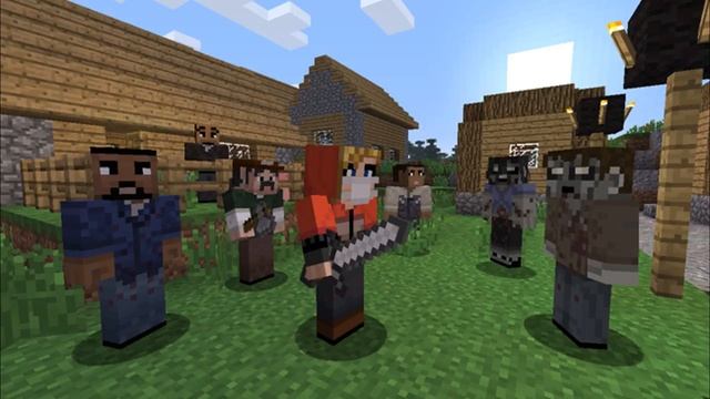 Minecraft (Xbox 360) - Skin Pack 5 - THE WALKING DEAD SKINS! Revealed смотреть онлайн