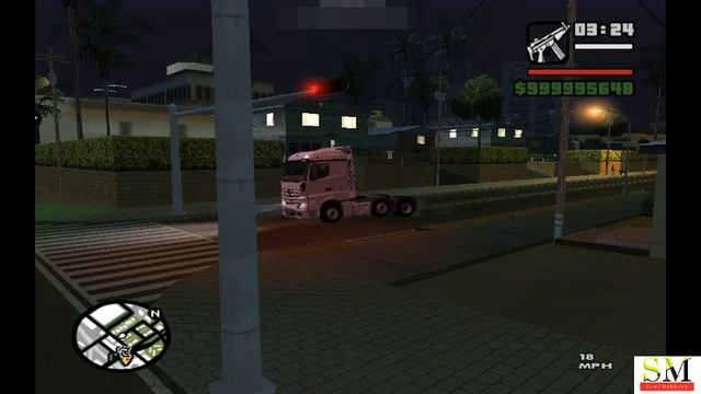 Mercedes-Benz trucke Actros Mp4 6x2 v2.0 Steamspace||GTA San Andreas смотреть онлайн
