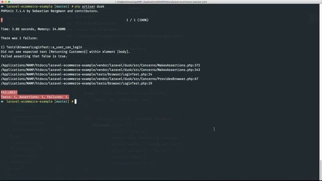 Laravel E-Commerce - Testing w/ Laravel Dusk - Part 30 смотреть онлайн