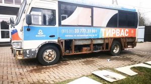 Hyundai County Автодом Первые работы