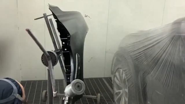 Покраска крыльев на BMW X6 в кузове F16 смотреть онлайн