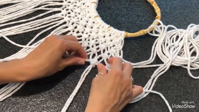 МАКРАМЕ СУМКА