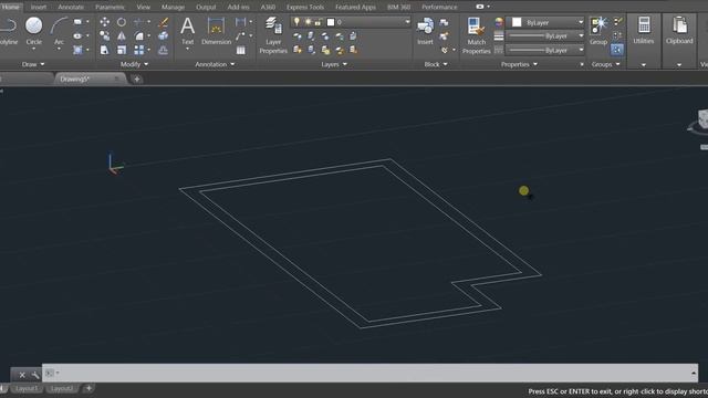 Beginner Tutorial 1 (AutoCAD 2017) - Designing a Basic House смотреть онлайн