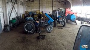 Раскатаем Мтз 82 для ремонта КПП,Меняем КПП и двигатель  на V8 на К701!