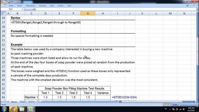 STDEV | Excel Tips | Excel Formulas | Word Tips | PowerPoint Tips | Tally Tips | DTP Tips смотреть онлайн