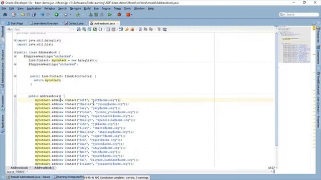 Oracle ADF : Using a Bean Data Control in Oracle ADF смотреть онлайн