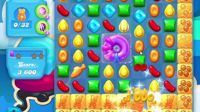 Candy Crush Soda Saga - Jelly Cake Tutorial смотреть онлайн