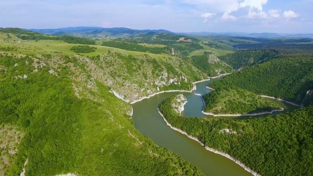 FLYING OVER Serbia (4K UHD) Amazing Beautiful Nature Scenery & Relaxing Music, 4K Video HD смотреть онлайн