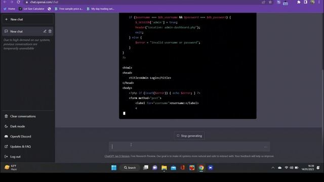 What is chatgpt/how to use Chatgpt for coding/login system in php смотреть онлайн