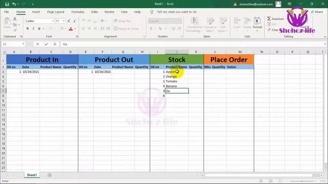 Stock Management in Excel | Stock Management | Excel | Excel 2021 |Excel Dropdown List| Shohoz life смотреть онлайн