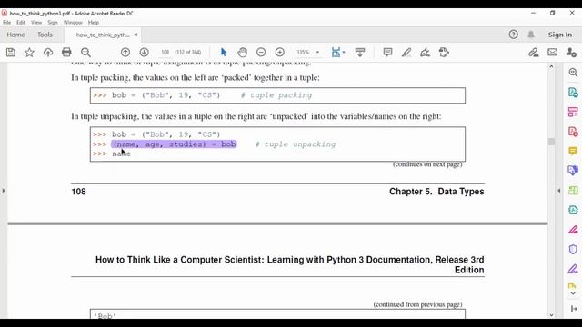 Python Data Types: Tuple | URDU/HINDI смотреть онлайн