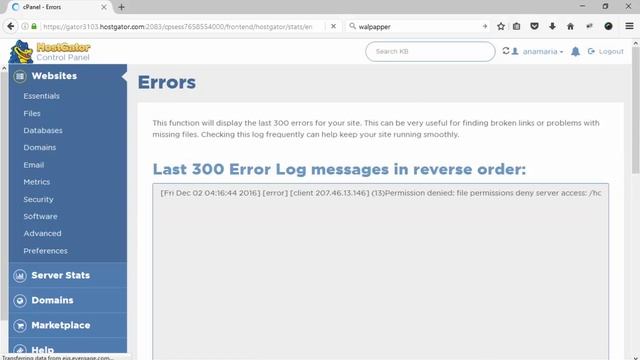 How to view cPanel Error logs - cpanel server error logs смотреть онлайн