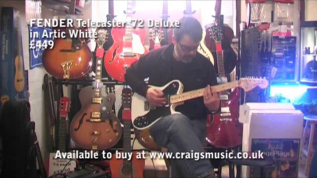 FENDER Telecaster '72 Deluxe in Arctic White £449 смотреть онлайн