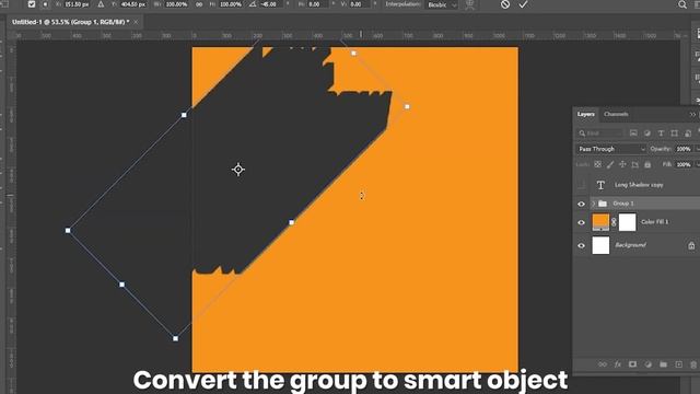 How To Make Long Shadow In Photoshop смотреть онлайн