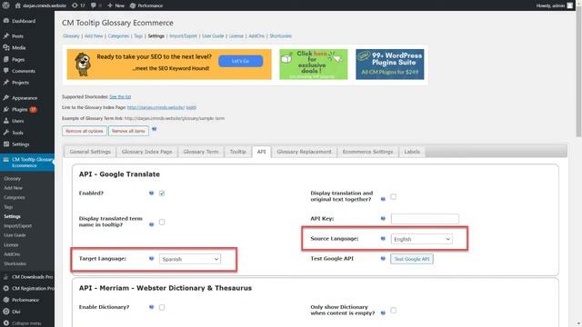 Using Google Translate for Glossary Terms on Your Website | WordPress смотреть онлайн