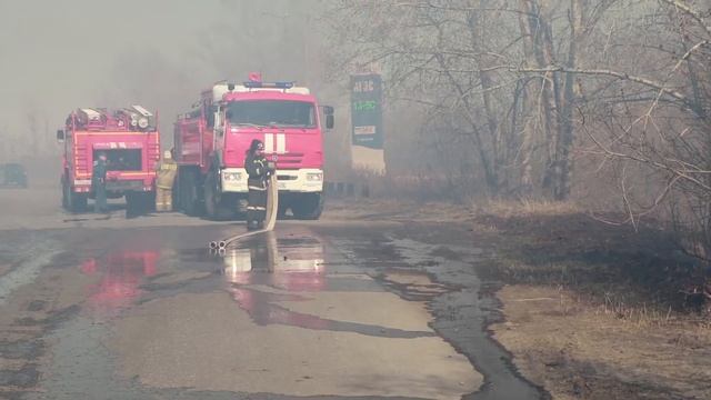 В Кургане горели заброшенные дачи - огонь едва не дошел до АЗС смотреть онлайн