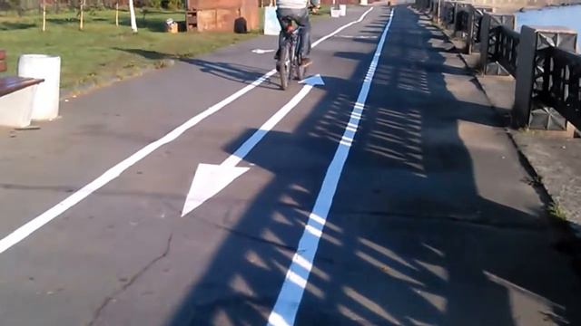 Супер вело-дорожка в ПКиО (10.09.2014) смотреть онлайн