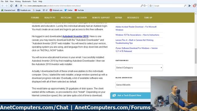 Autodesk Inventor 2018 - Installation Instructions