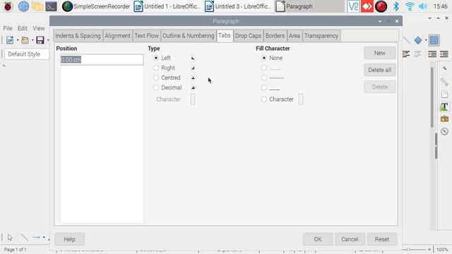 LibreOffice Writer Using Tabs смотреть онлайн