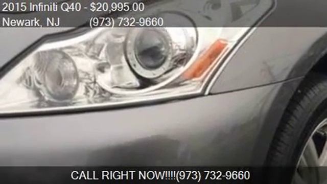 2015 Infiniti Q40 Base AWD 4dr Sedan for sale in Newark, NJ смотреть онлайн