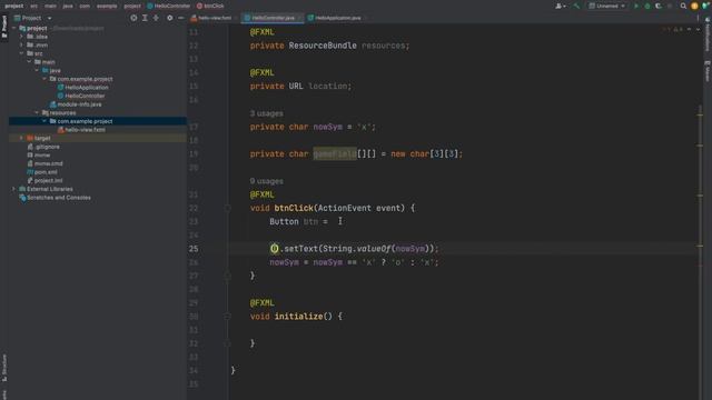 Разработка игры на Java / #3 – Создание игры «Крестики Нолики» смотреть онлайн