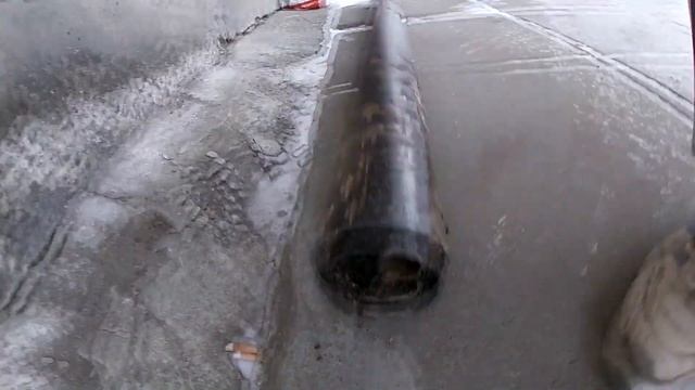 Замена чугунного канализационного стояка с 4 на 3 этаж. смотреть онлайн