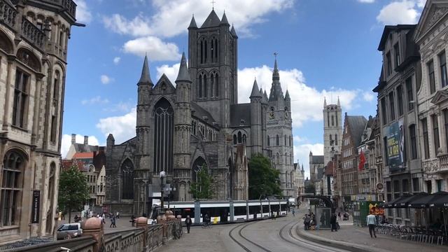 Гент. Атмосфера города за 3 мин и 2 сек. Авторские экскурсии в Генте с местным гидом. смотреть онлайн