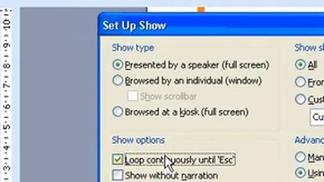 Microsoft Office PowerPoint 2003 Set up a presentation to run in a continuous loop смотреть онлайн