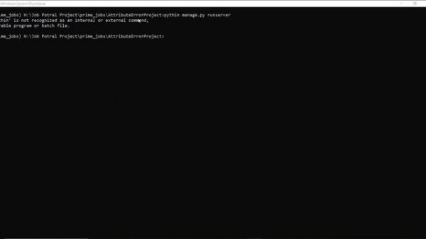 AttributeError module object has no attribute in Django