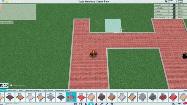 Построил большую площадь в своём парке аттракционов! Theme Park Tycoon 2 ROBLOX#2 смотреть онлайн