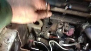 Форд транзит Коннект..выставляем метки ГРМ ..фиксация валов .