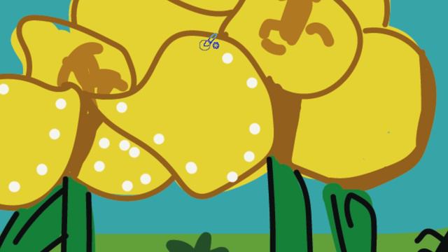 Рисуем необычный цветок и бабочку часть 87 смотреть онлайн