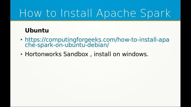 Lecture 2 - Apache Spark - Architecture and Spark Shell смотреть онлайн