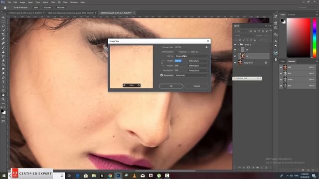 Photoshop Color Correction - Class 2 | How to Frequency Separate a photo?