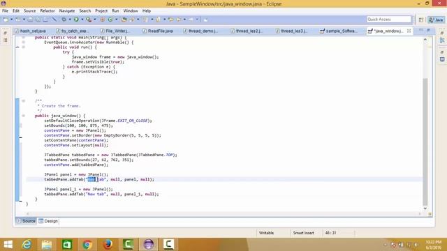 java bangla tutorial (part 11) How to create GUI window in java eclipse смотреть онлайн