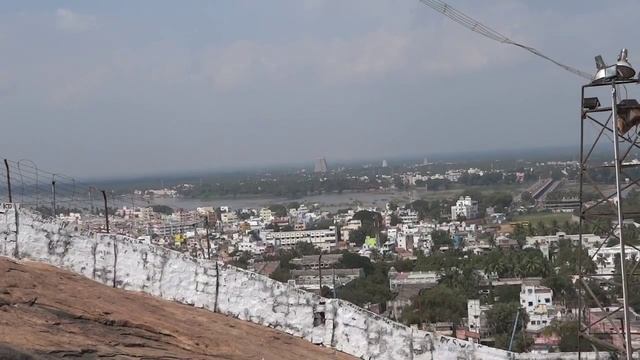 Asia's Tallest Gopuram From Rockfort Temple | Tiruchirappalli смотреть онлайн