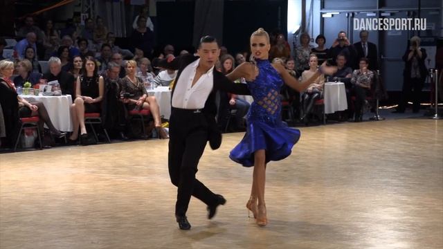 Winson Tam - Anastasia Novikova CAN, Cha-Cha-Cha | 2019 Antwerp Diamond Cup смотреть онлайн